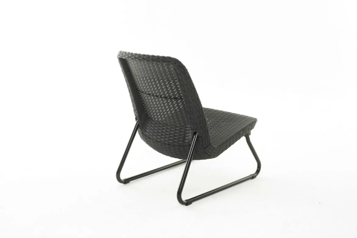 Set salotto esterno 2 posti e 1 tavolo antracite - Canmore