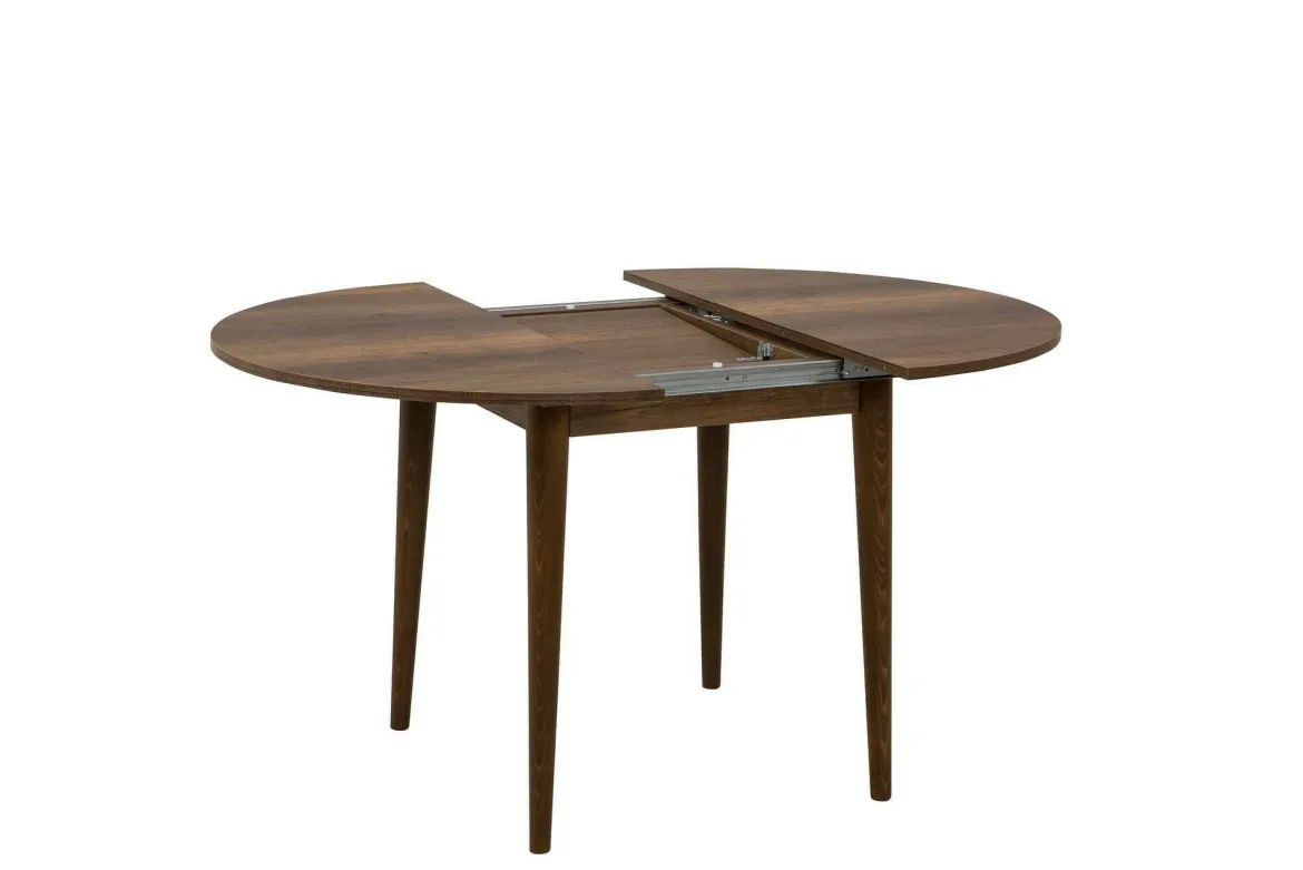 Set tavolo rotondo allungabile e 2 sedie imbottite - Bee