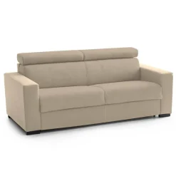 Sofa angolare beige 220x95x85h cm - Matrice
