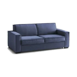 Sofa con penisola blu 200x95x90h cm - Abernathy
