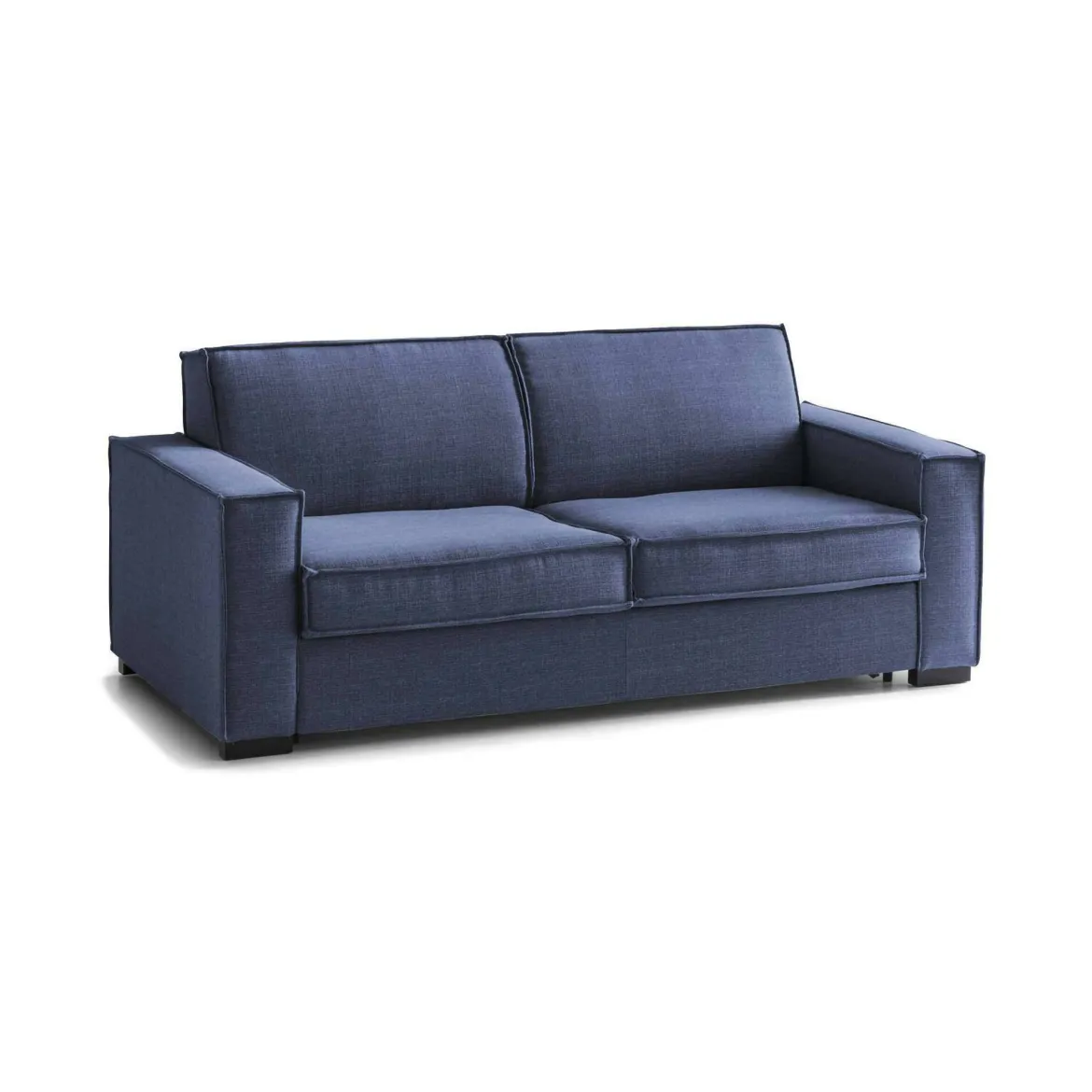 Sofa con penisola blu 200x95x90h cm - Abernathy