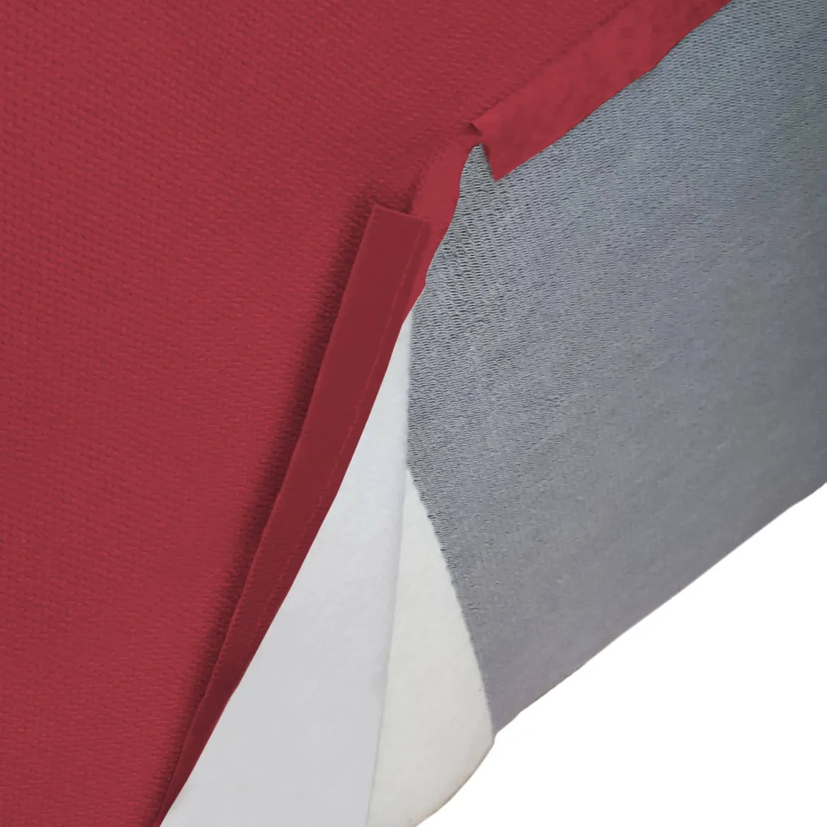 Sofa sfoderabile rosso 220x170x70h cm - Amuleto