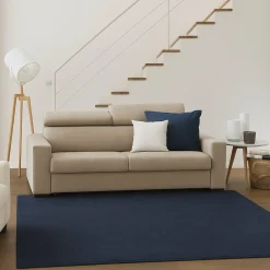 Sofà design beige 200x95x85h cm - Schiavo