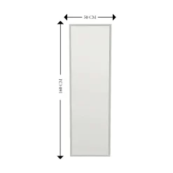 Specchio alto bianco 50x160h cm - Dragone