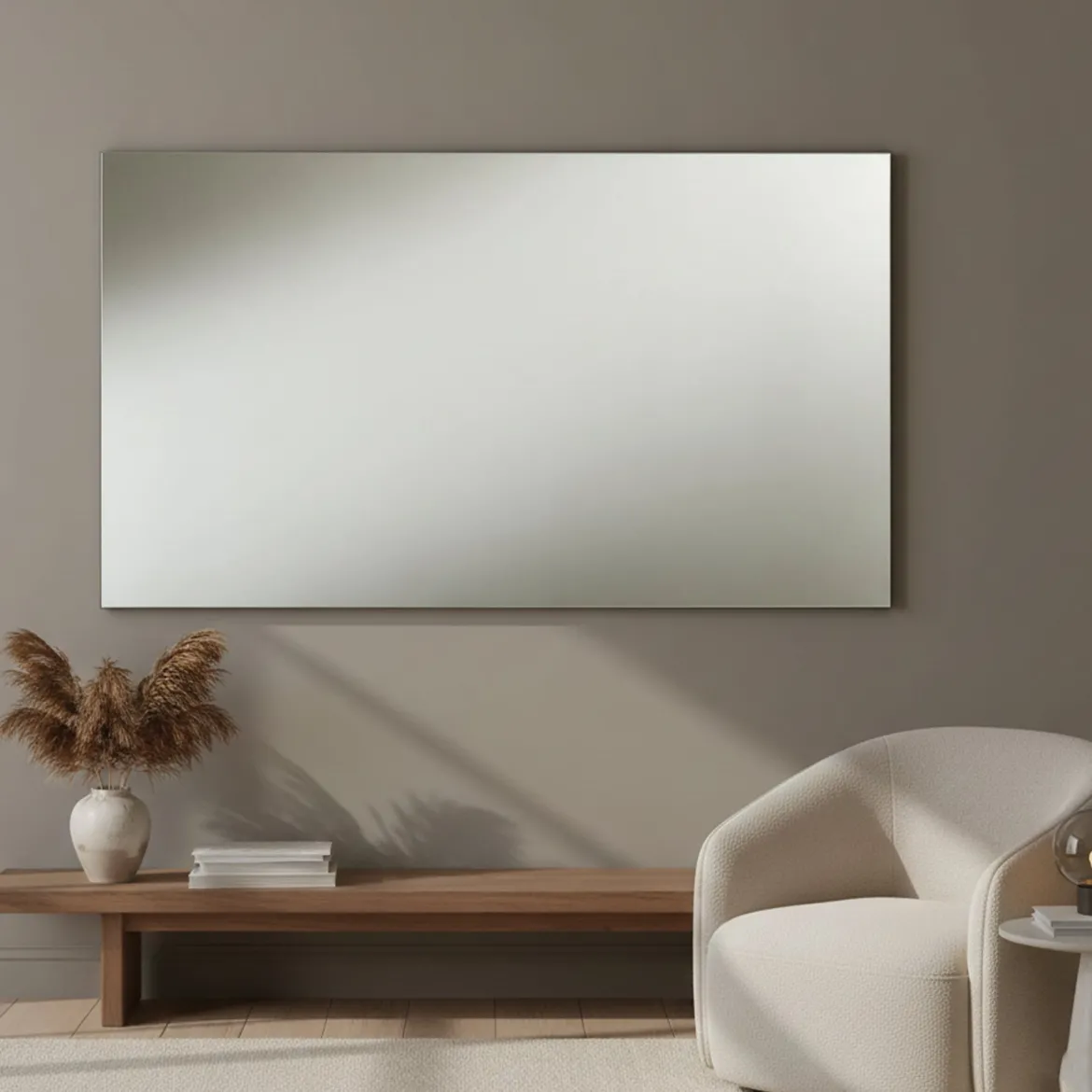 Specchio antracite 120x65h cm - Cile