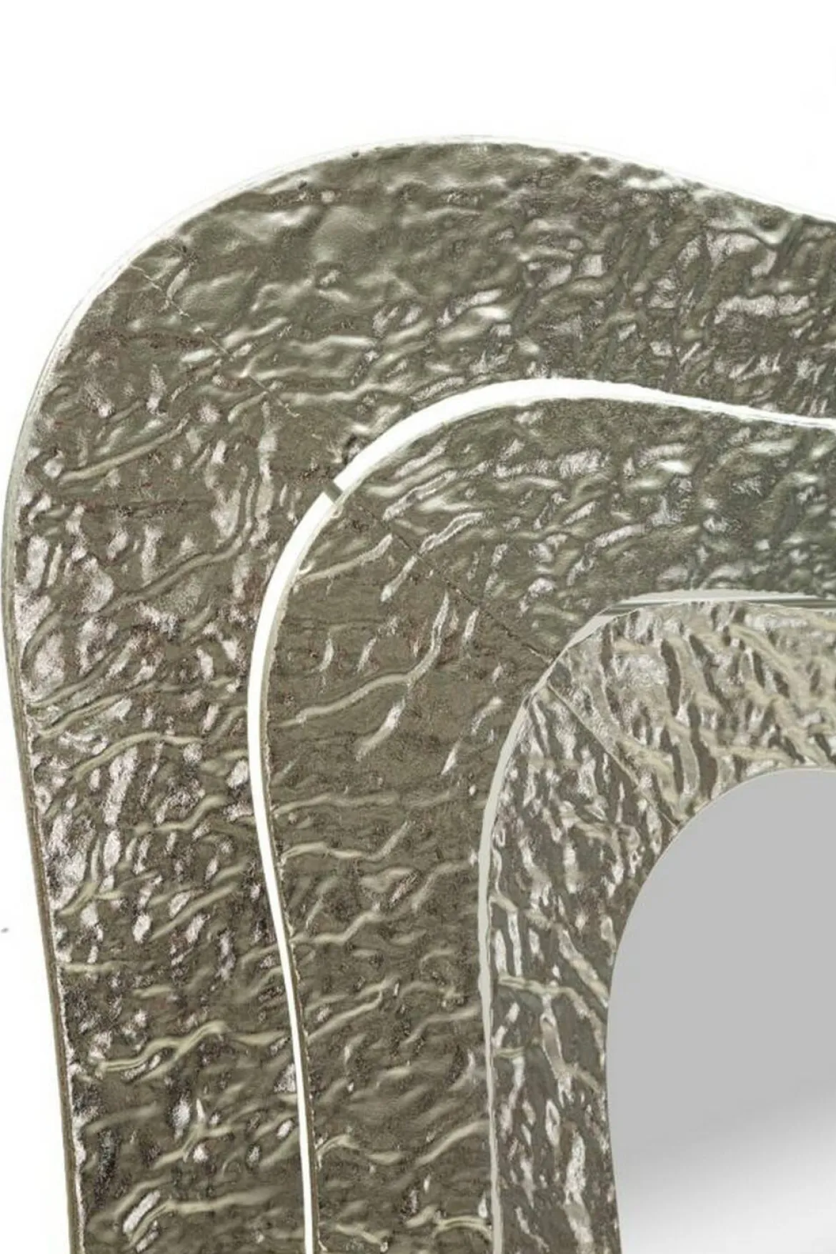 Specchio argento 74x79h cm - Casella