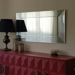 Specchio argento 130x65h cm - Cavezzo
