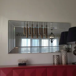 Specchio argento 130x65h cm - Cavezzo