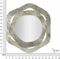 Specchio argento 66x75h cm - Gerola
