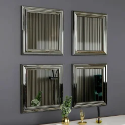 Specchio argento 40x40h cm - Thane