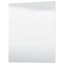 Specchio Bianco kit Fissaggio a Muro Incluso Forma Rettangolare 79x95h cm - Civitella
