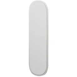 Specchio Bianco Trasparente Forma Ovale Tipologia a Parete 40x120h cm, Colore Struttura Trasparente - Fiesse