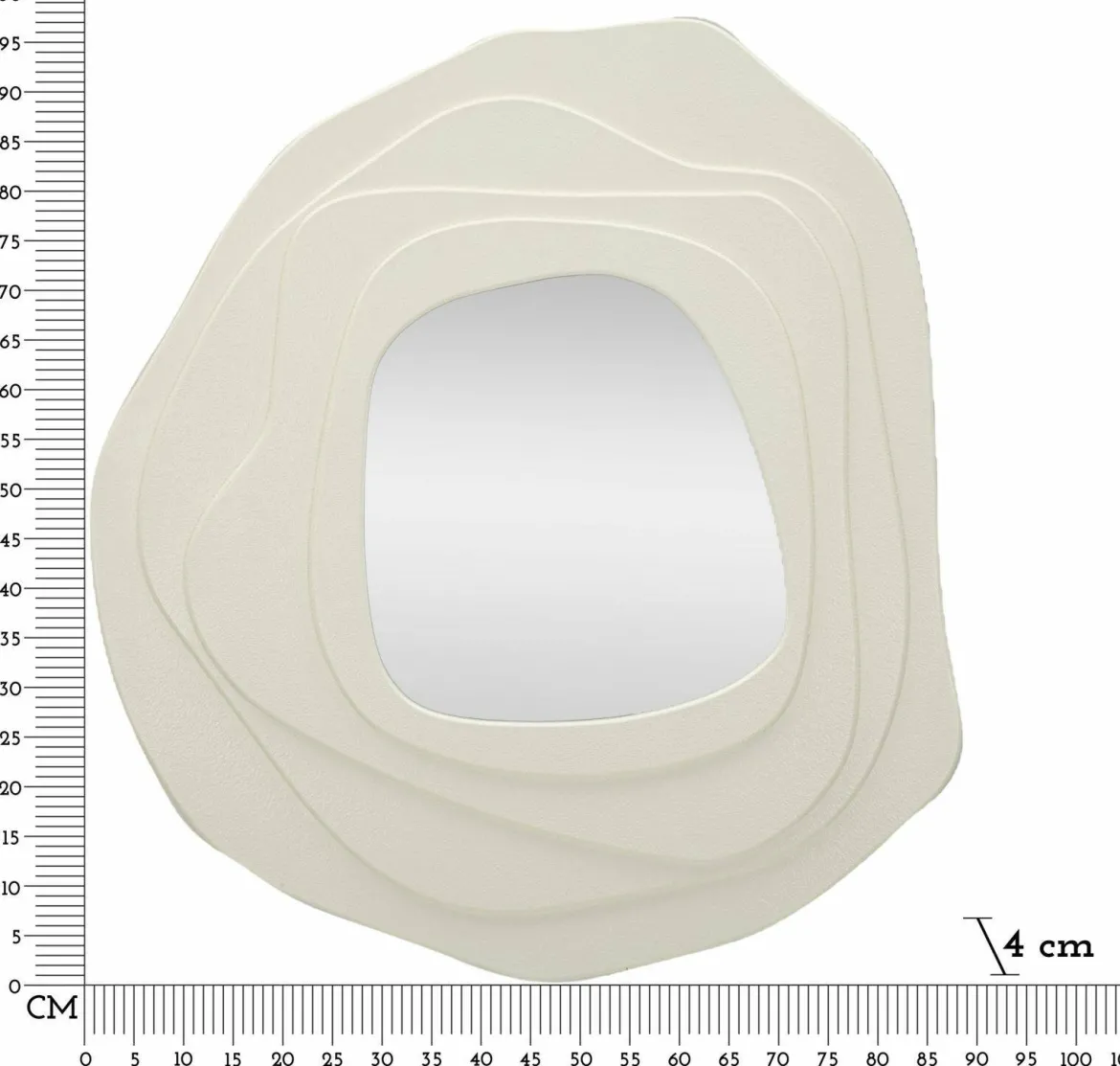 Specchio bianco 90x97h cm - Brennero