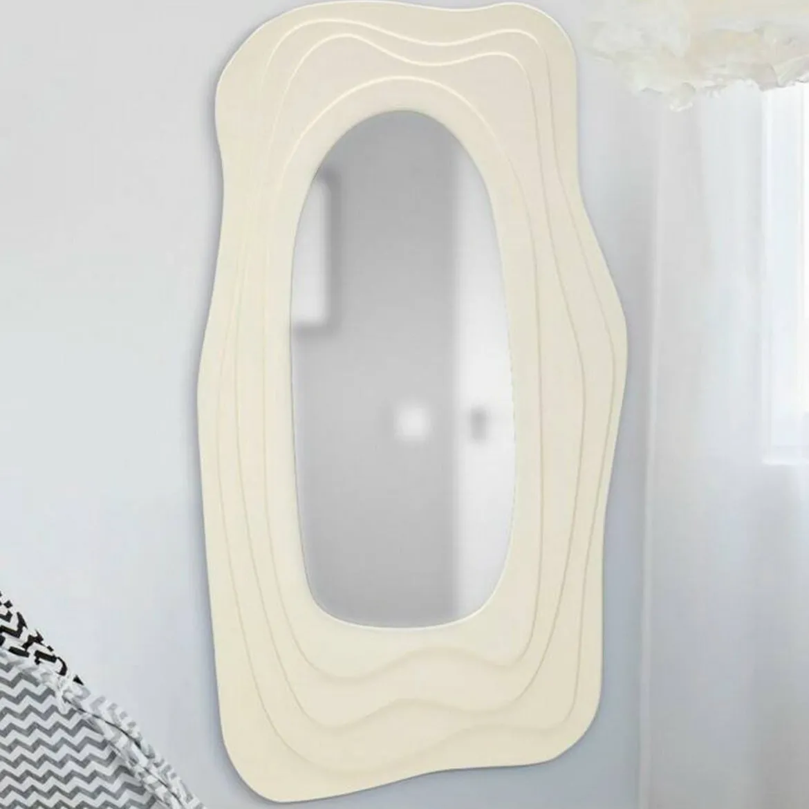 Specchio bianco 90x165h cm - Pregola