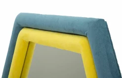 Specchio blu e giallo 75x80h cm - Balla