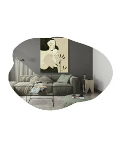 Specchio chic nero 60x85h cm - Freya