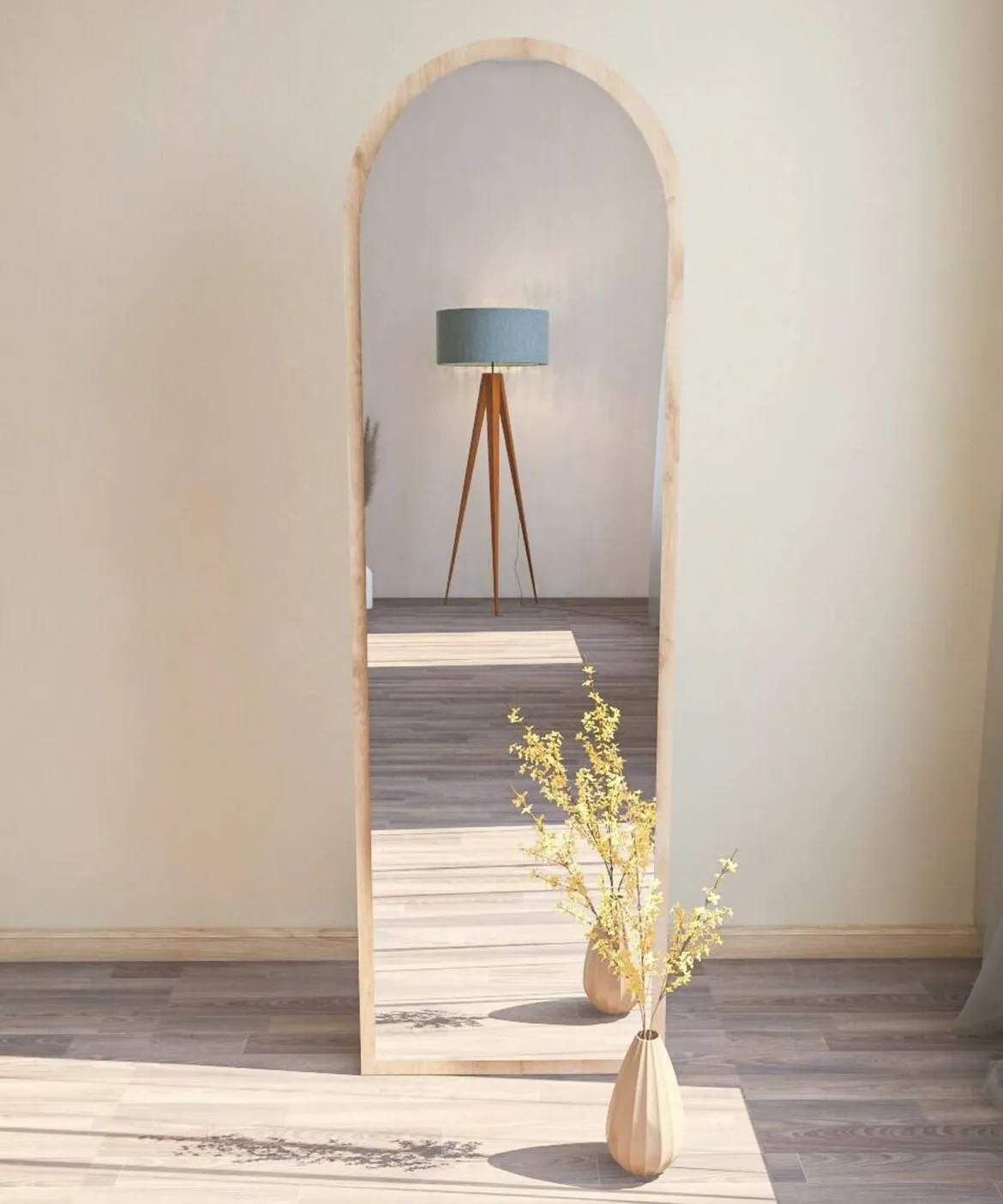Specchio con cavalletto rovere 50x160h cm - Artus