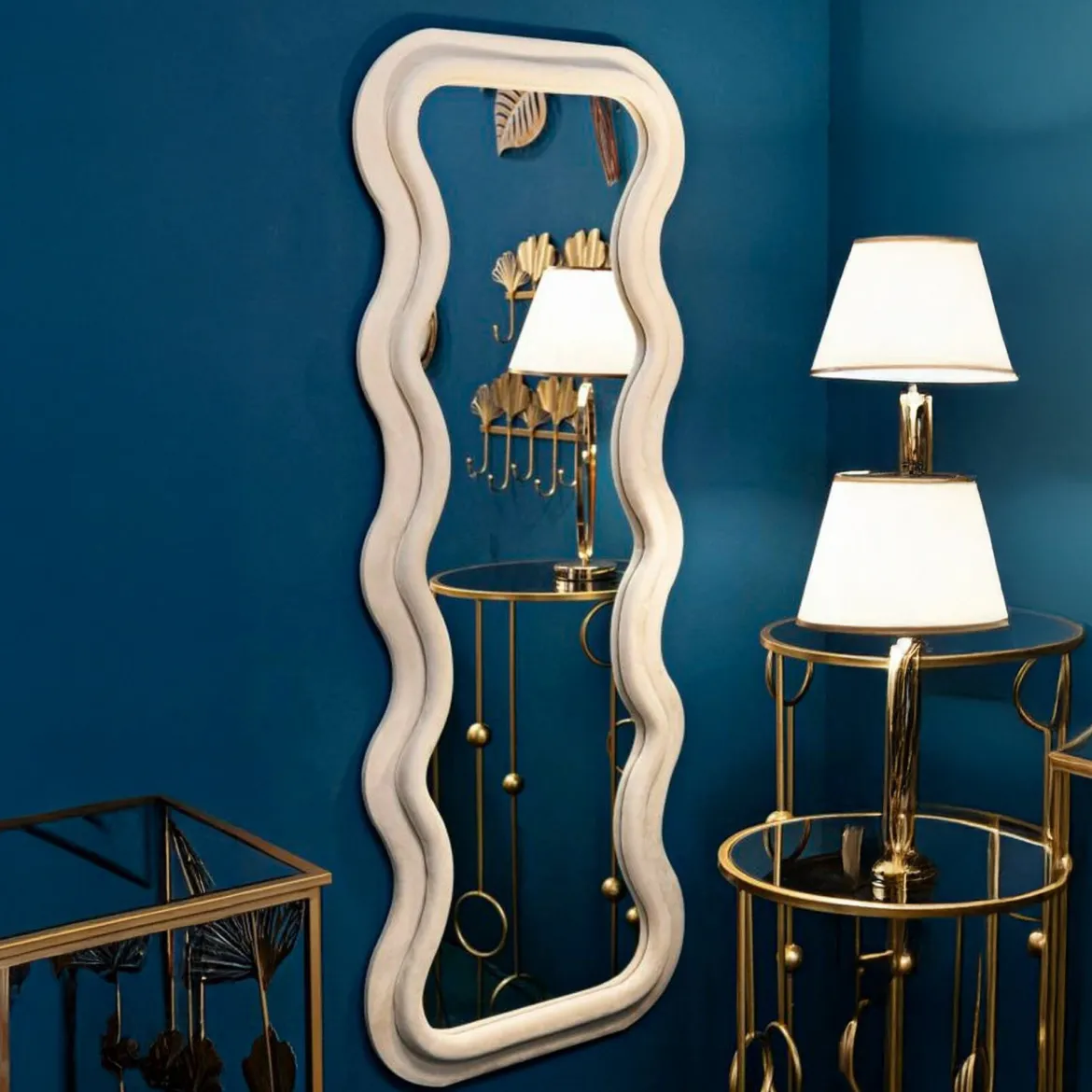 Specchio crema 60x160h cm - Allen
