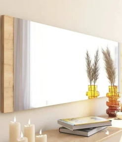 Specchio da parete rovere 40x120h cm - Fiammetta