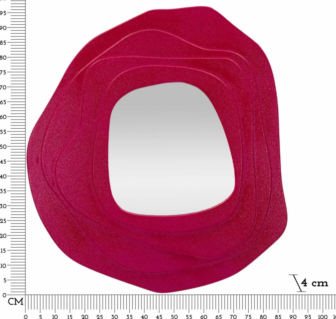 Specchio fucsia 90x97h cm - Brennero
