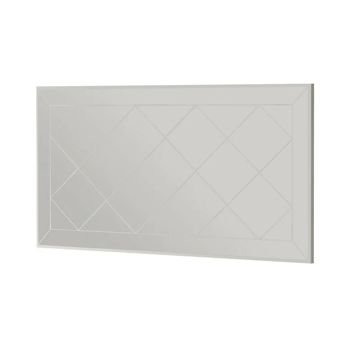 Specchio geometrico bianco 60x120h cm - Nimfa