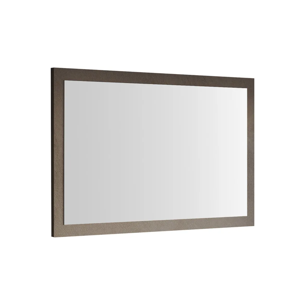 Specchio Marrone Bronzo Forma Rettangolare Tipologia da Appendere 110x68h cm, Materiale Struttura in Vetro - Isontino