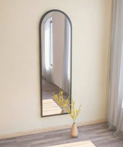 Specchio nero con cavalletto 50x160h cm - Artus