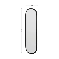 Specchio nero 40x120h cm - Korban