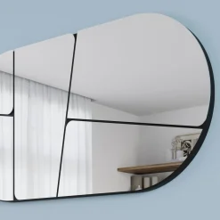 Specchio nero 80x40h cm - Stezzano