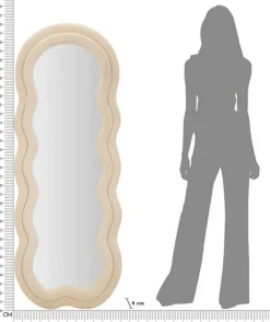 Specchio nuvola crema 60x160h cm - Marylin