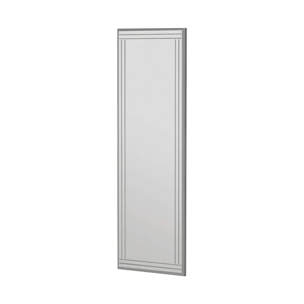Specchio rettangolare bianco 40x120h cm - Mossano