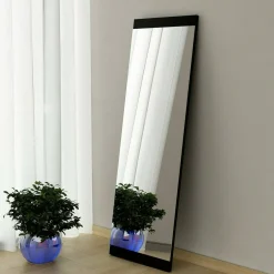 Specchio rettangolare classico nero 40x120h cm - Fiammetta