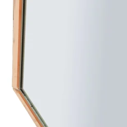 Specchio Rosa Trasparente Cornice Sagomata Forma Rettangolare 55x150h cm, Tipologia a Parete - Berat