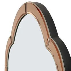 Specchio Rosa Trasparente Cornice Sagomata Forma Rettangolare 55x150h cm, Tipologia a Parete - Berat