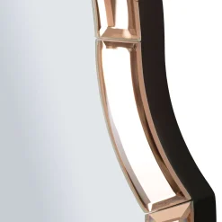 Specchio Rosa Trasparente Cornice Sagomata Forma Rettangolare 55x150h cm, Tipologia a Parete - Berat