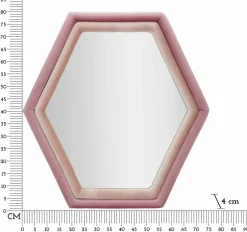 Specchio rosa 75x80h cm - Balla