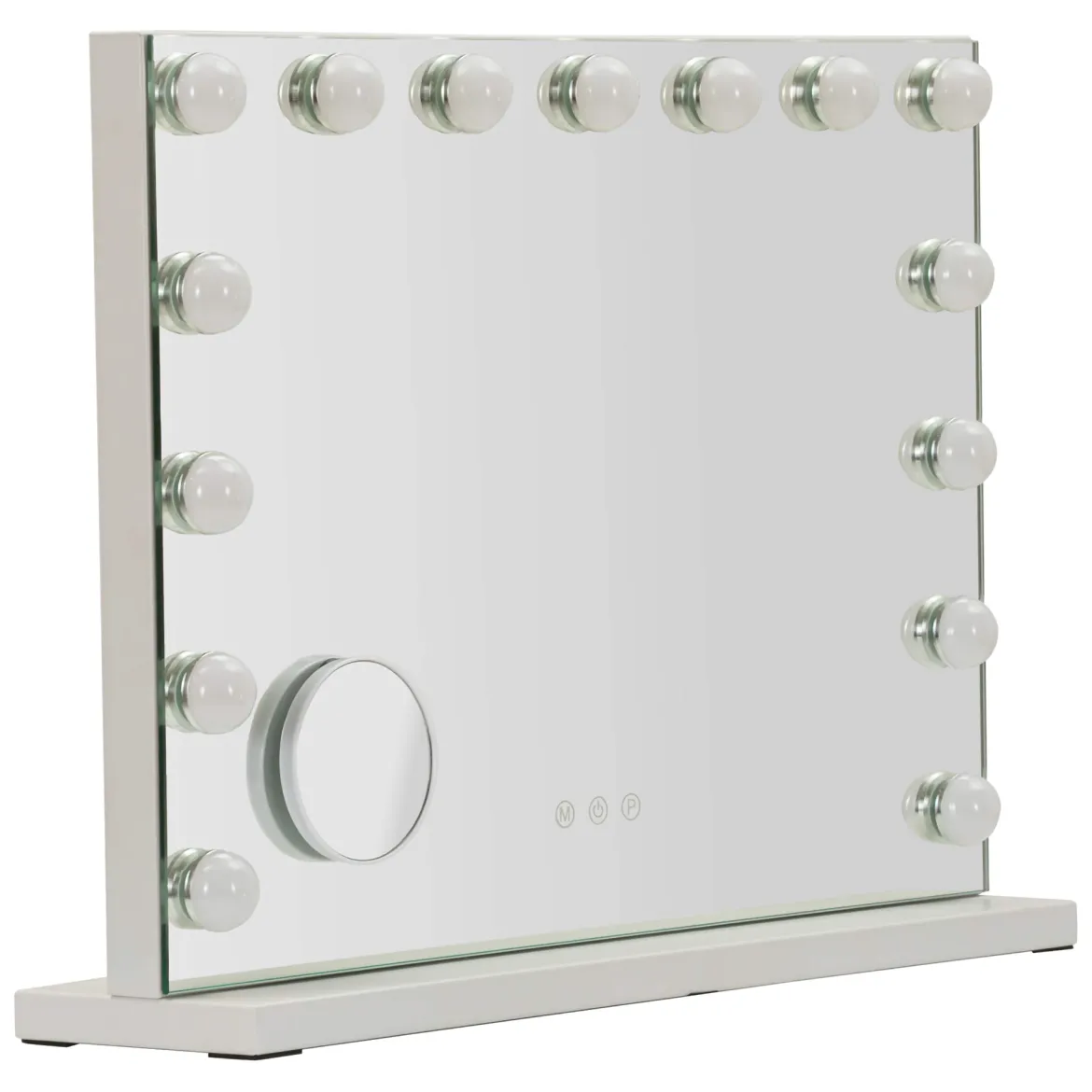 Specchio Trasparente Lampadine Incluse Forma Rettangolare 61x47h cm, Tipologia a Parete - Galiseri