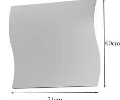 Specchio trasparente 71x60h cm - Ardin