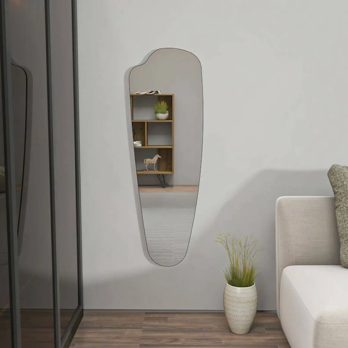 Specchio trasparente 40x120h cm - Guilmi