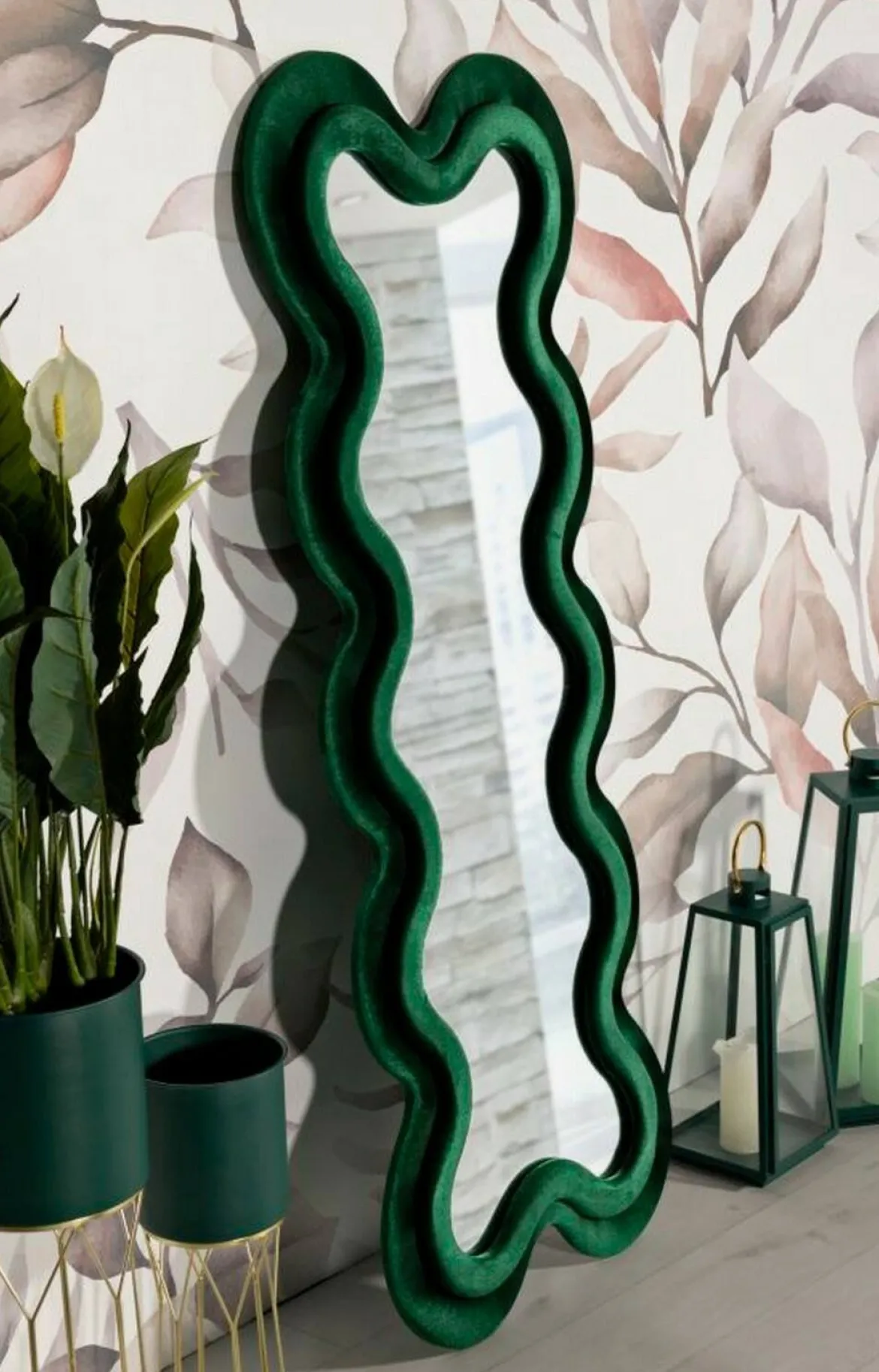 Specchio verde 58x160h cm - Lari