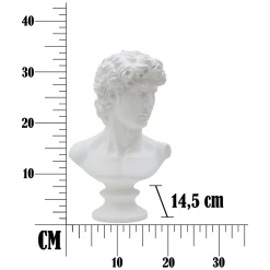 Statua Bianco Scultura Classica, - Living