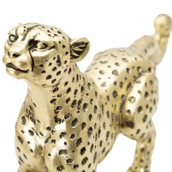 Statua oro Nero Statua di Leopardo Colore Struttura Nero, - Inuvik