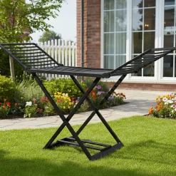 Stendibiancheria Nero Antracite Stendibiancheria, Made in Italy - Brandywood
