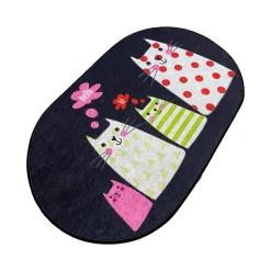 Tappeto da bagno Piqua, 100x80 cm, Multicolore