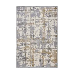 Tappeto Delaware, Grigio e Beige, 120x200 cm