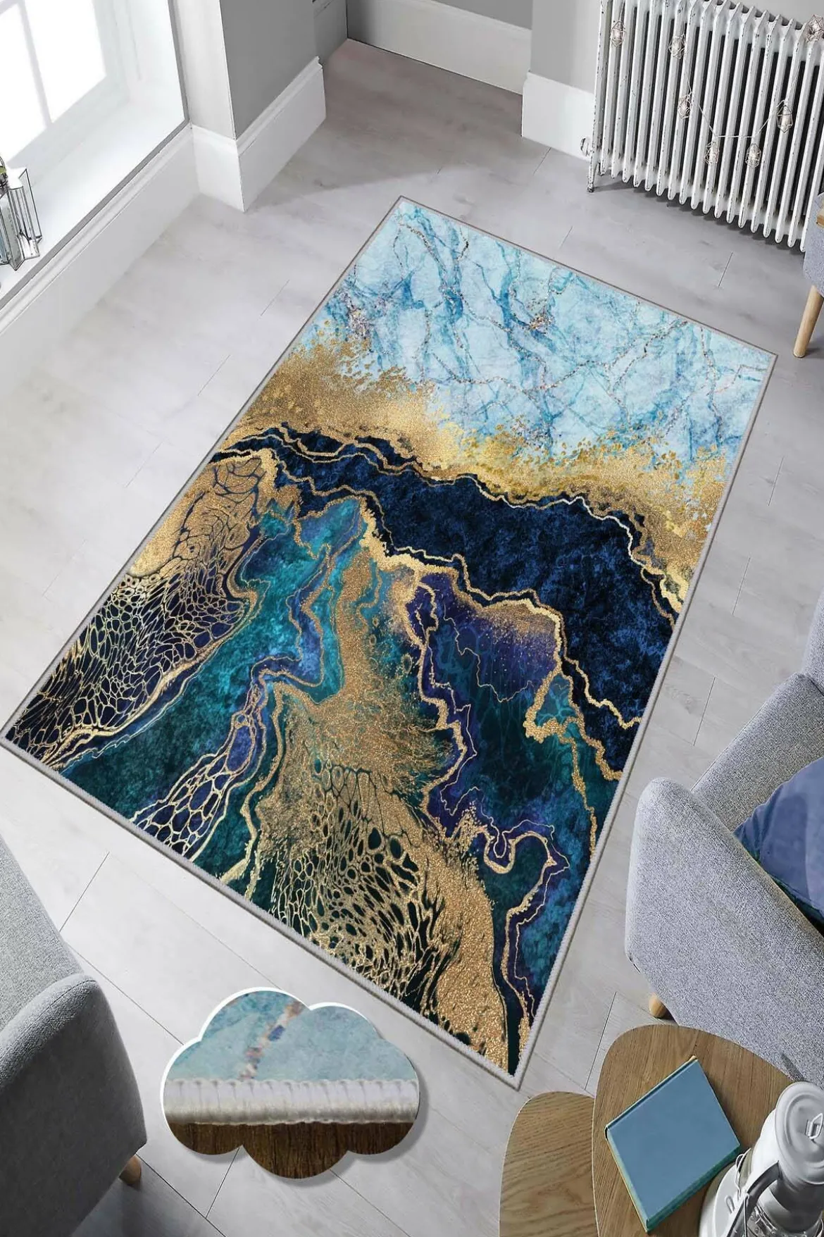 Tappeto Pataskala, Multicolore, 80x150 cm