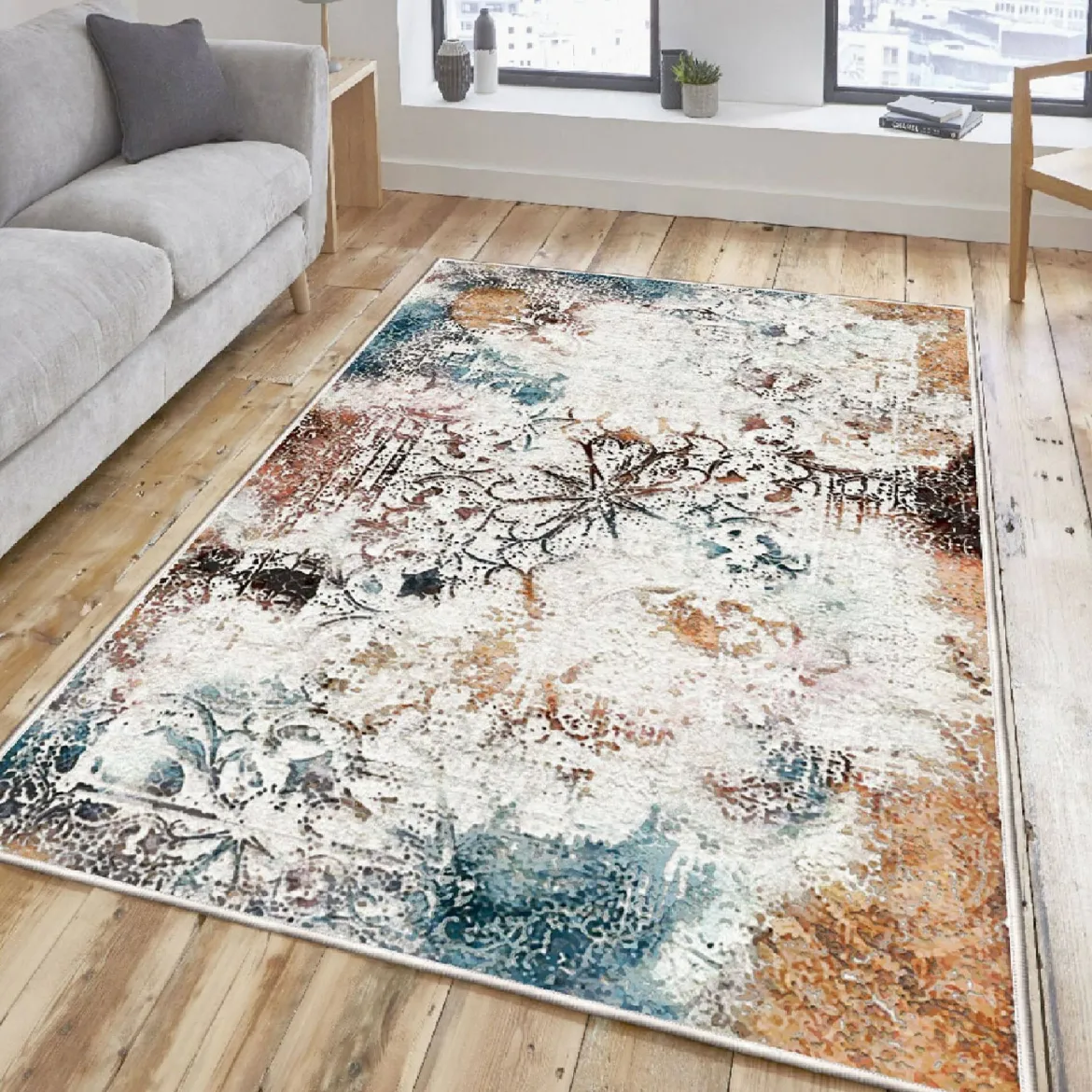 Tappeto Rocky River, Multicolore, 120x180 cm
