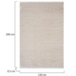 Tappeto Wheelersburg, Beige, 120x200 cm