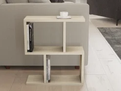 Tavolino da Salotto Bianco Marmo Adatto per Indoor/outdoor Forma Quadrato 42x53x42h cm, Colore Ripiano Bianco - Gale