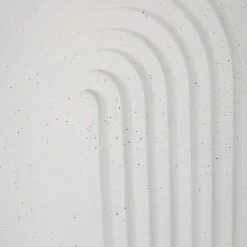 Tavolino da Salotto Bianco Marmo Nero Adatto per Indoor/outdoor Forma Rettangolare 48x58x48h cm, Colore Ripiano Bianco - Galato